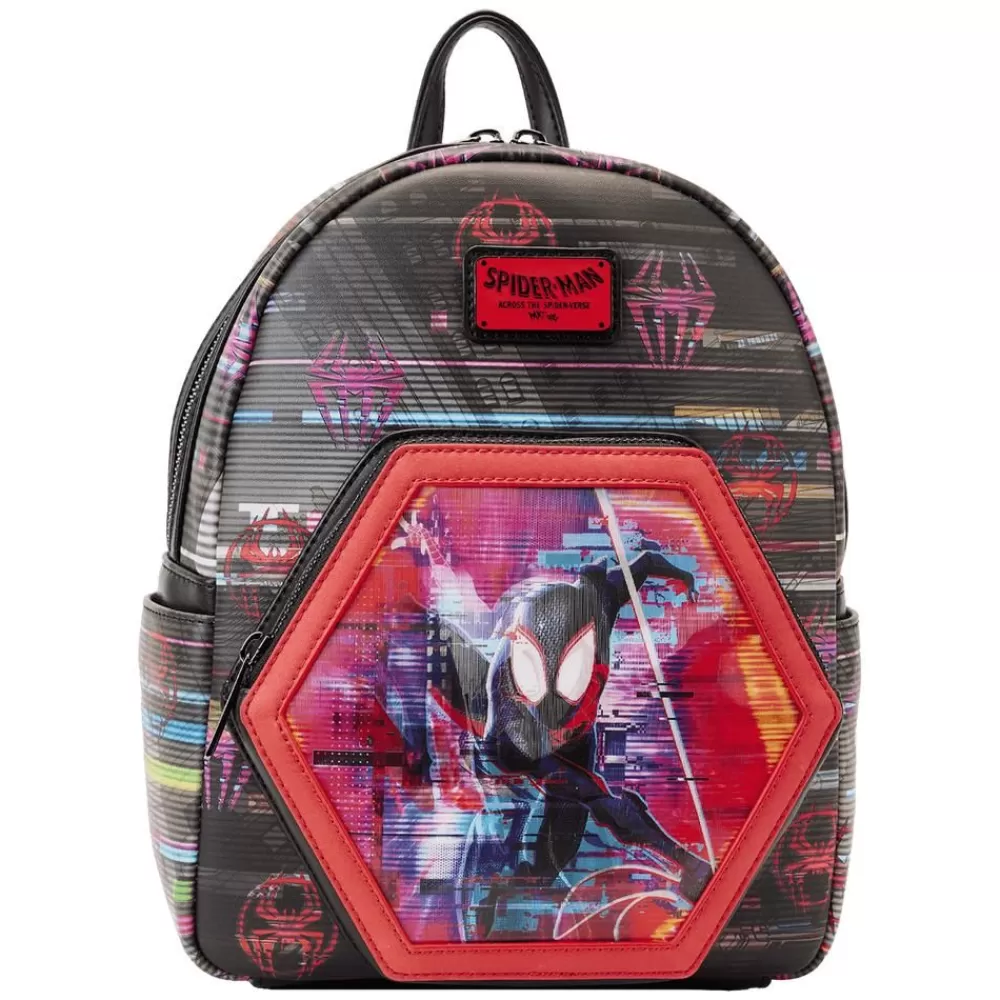 Marvel Across The Spider-Verse Lenticular Mini Backpack Discount