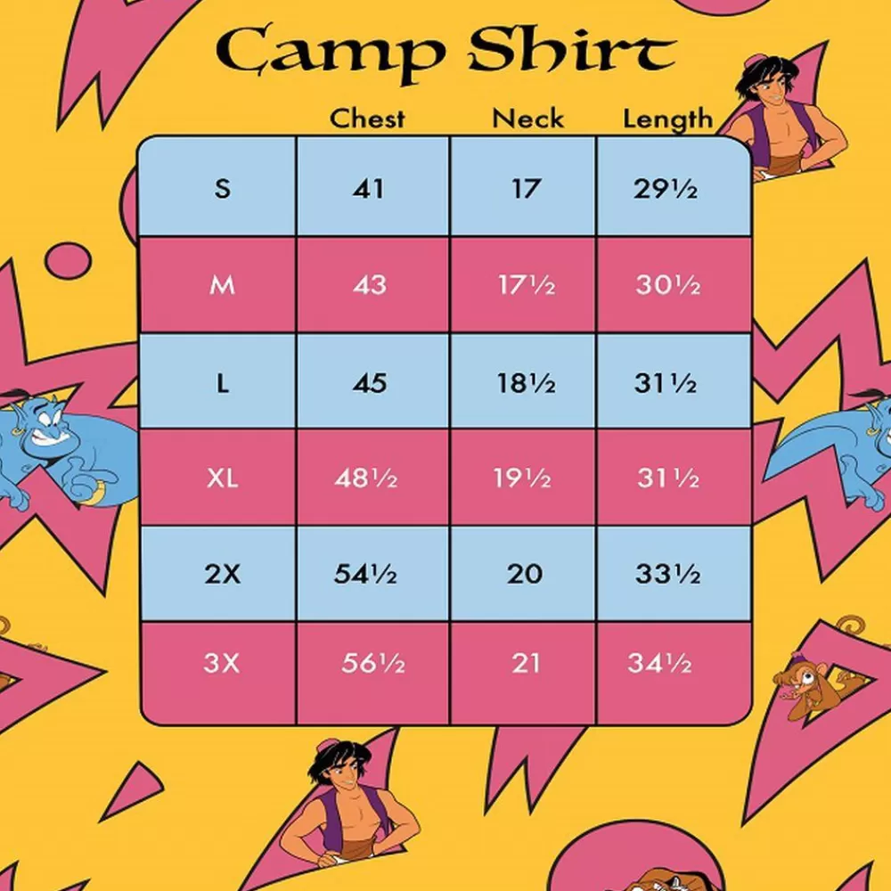 Disney Aladdin Genie Camp Shirt Store