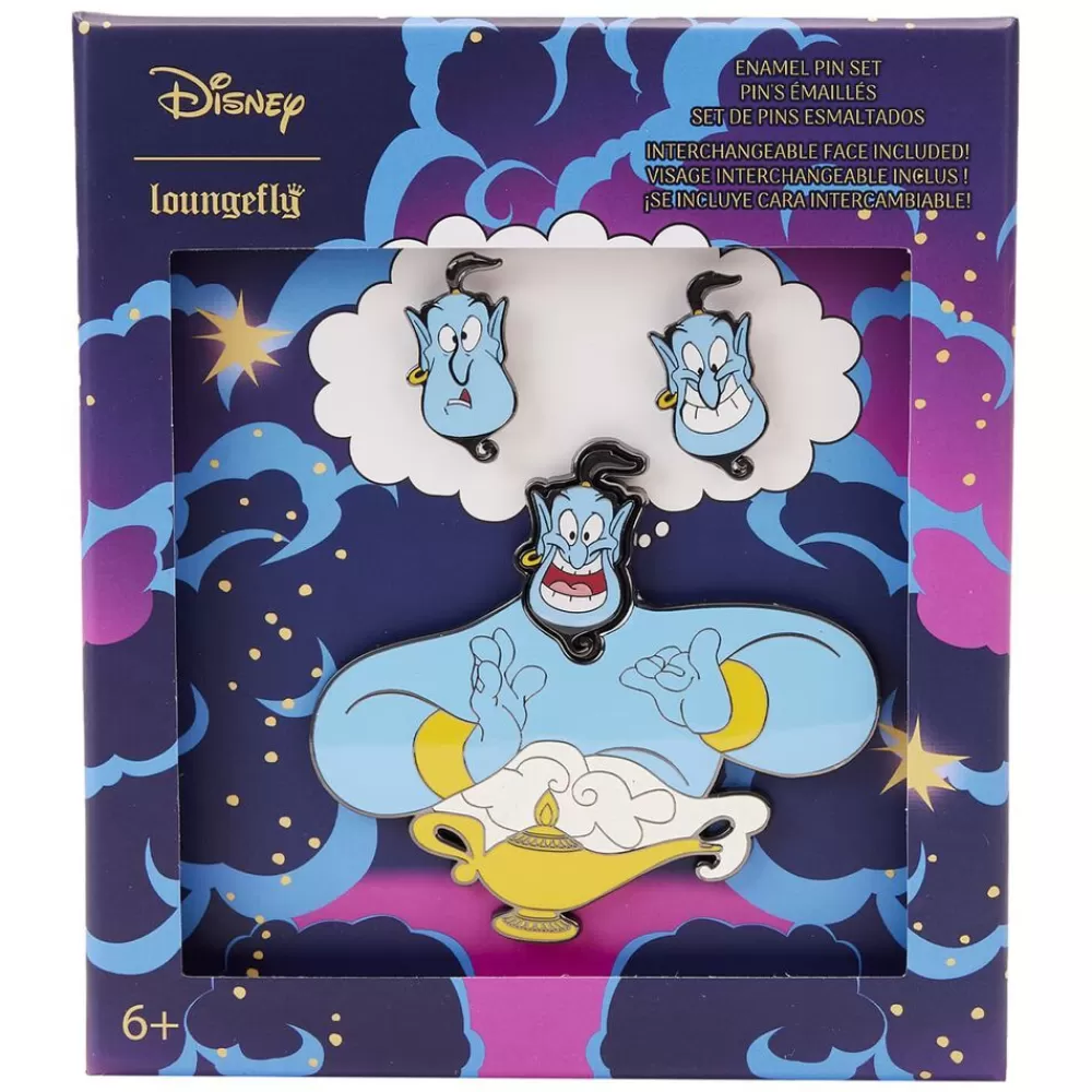 Disney Aladdin Genie Mixed Emotions 4Pc Pin Set Discount