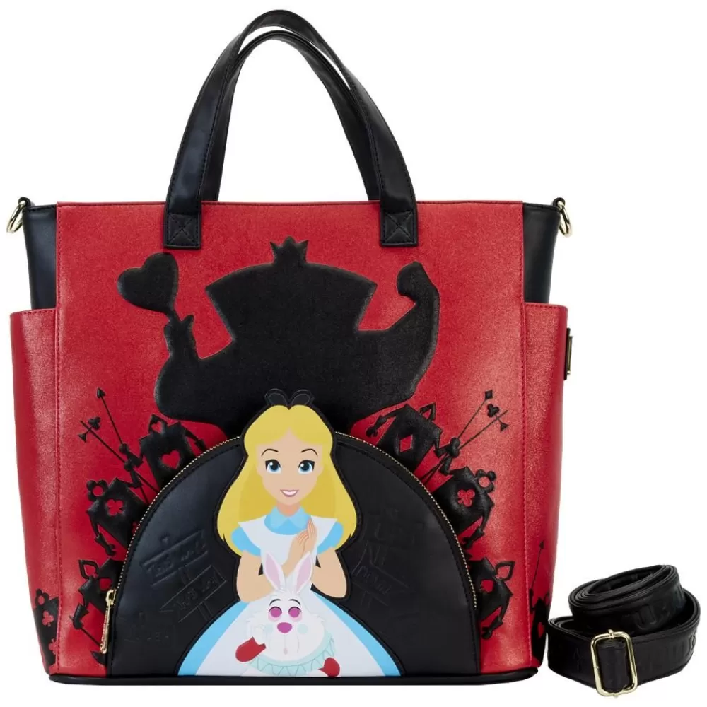 Disney Alice In Wonderland Villains Convertible Backpack & Tote Bag Clearance