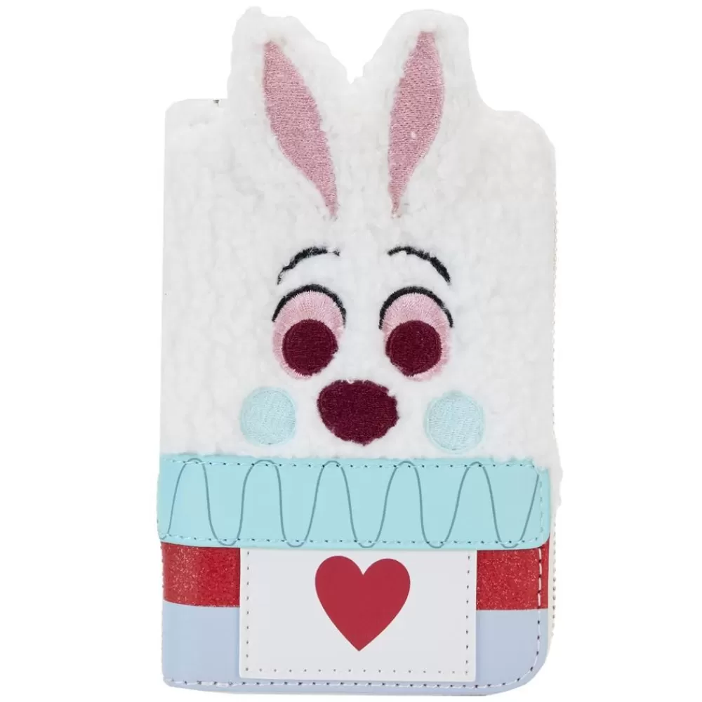 Disney Alice In Wonderland White Rabbit Cosplay Zip Around Wallet Fashion