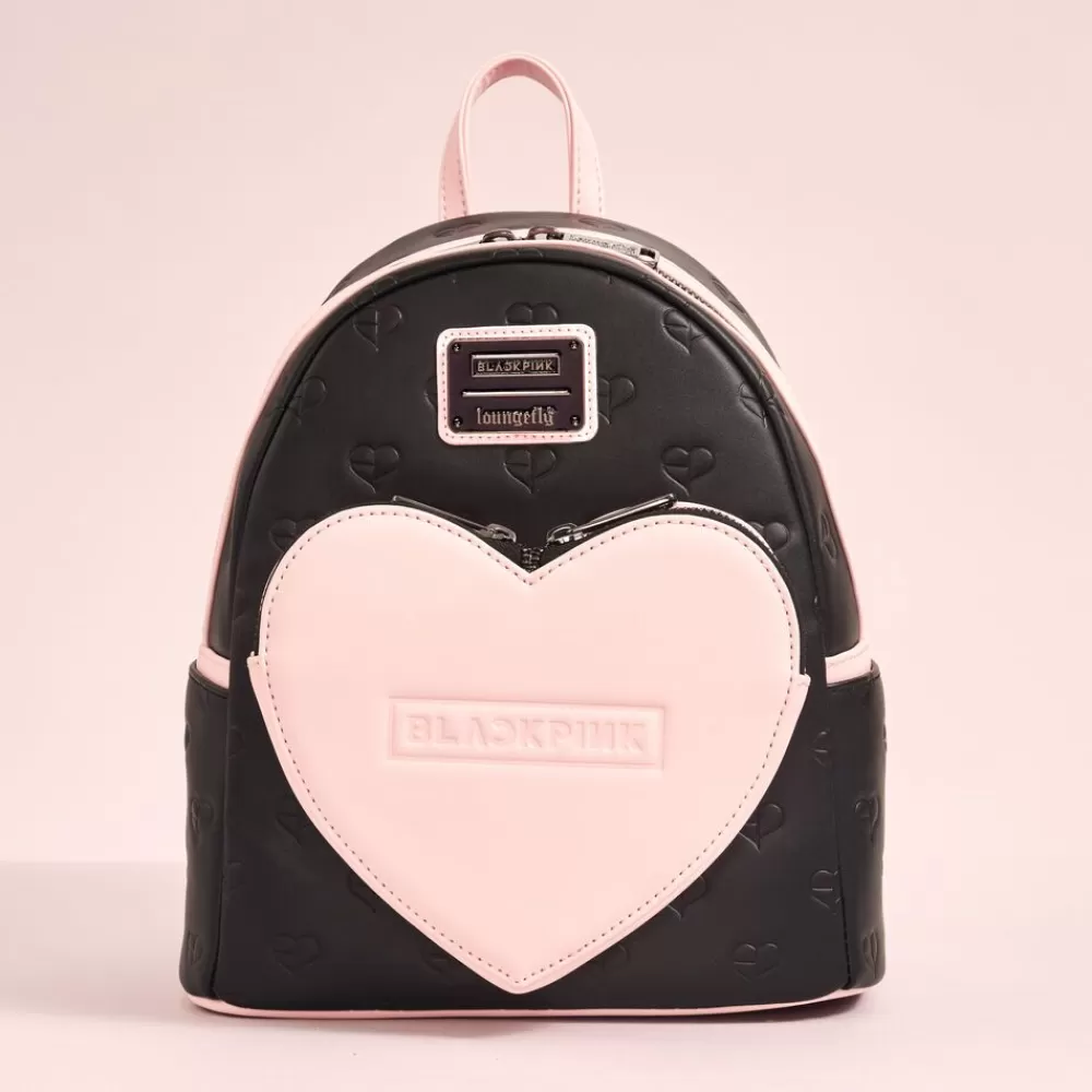 BLACKPINK All-Over Print Heart Mini Backpack New