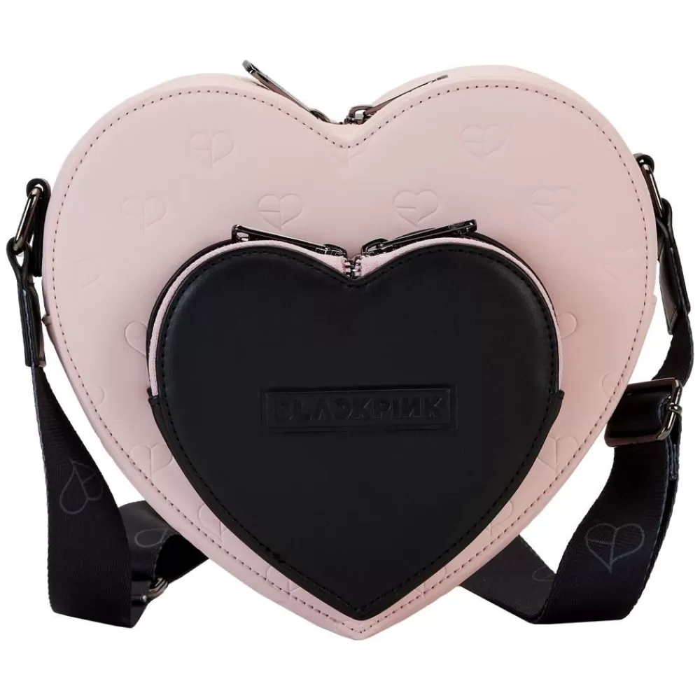 BLACKPINK All-Over Print Heart Shaped Crossbody Bag Best