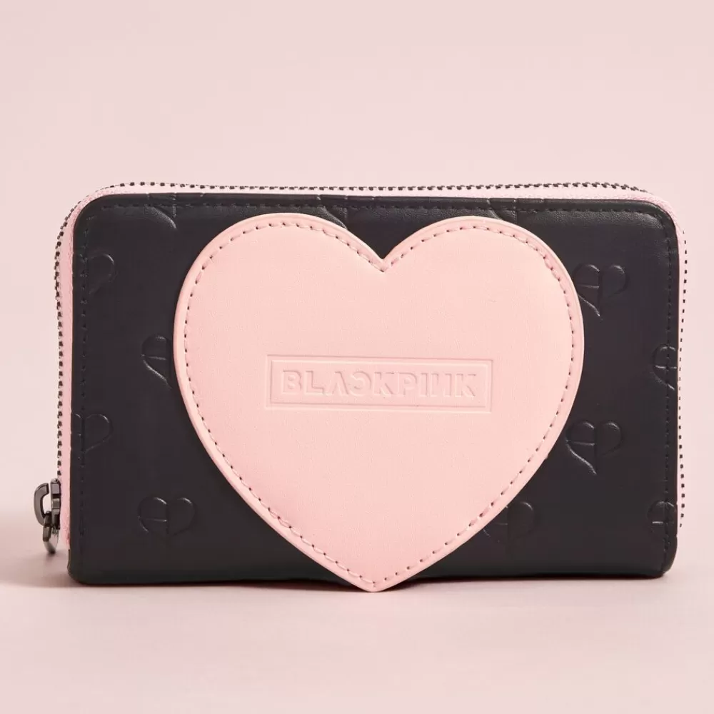 BLACKPINK All-Over Print Heart Zip Around Wallet Online