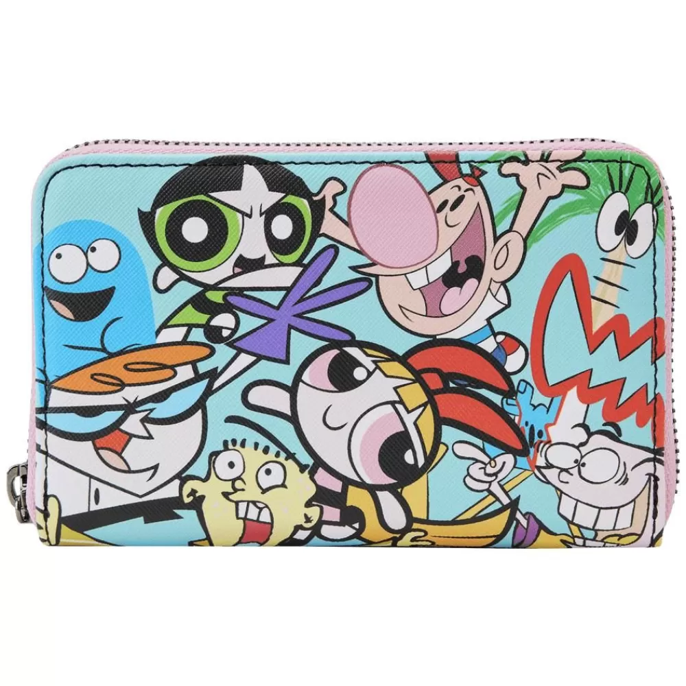 Cartoon Network Retro Collage Zip Around Wallet Outlet