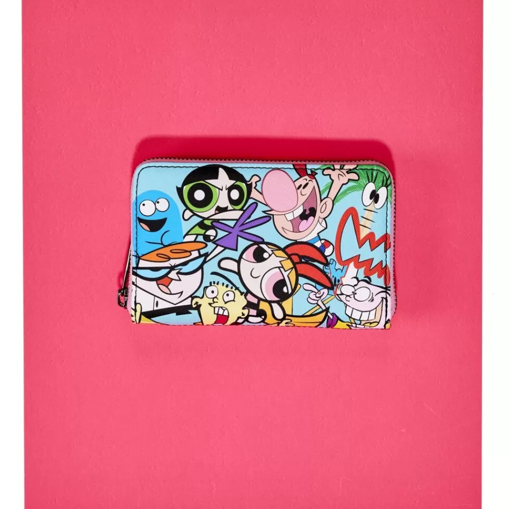 Cartoon Network Retro Collage Zip Around Wallet Outlet