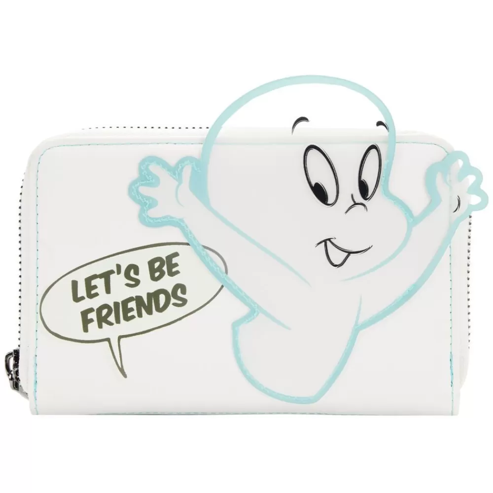 Casper the Friendly Ghost Glow Zip Around Wallet Flash Sale