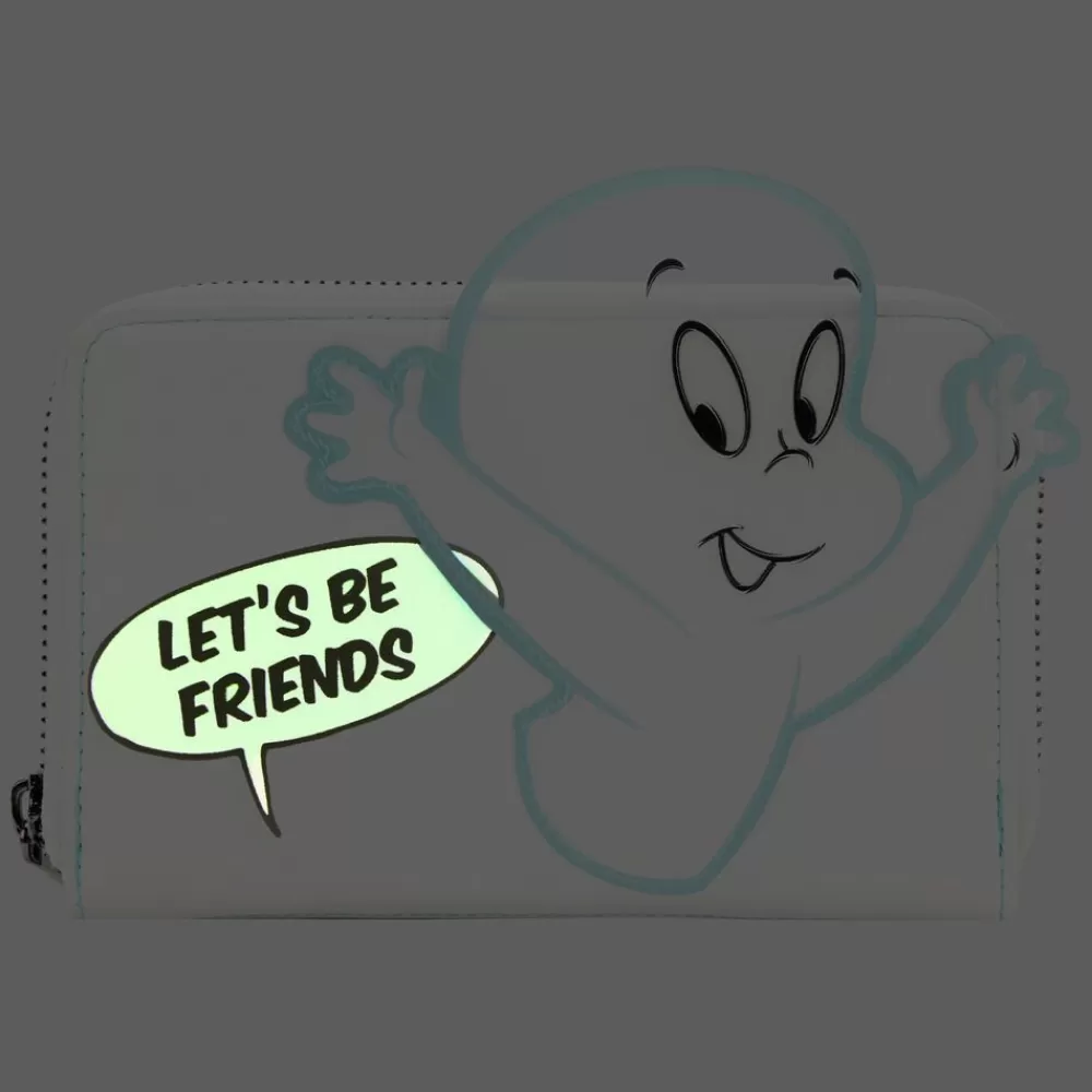 Casper the Friendly Ghost Glow Zip Around Wallet Flash Sale