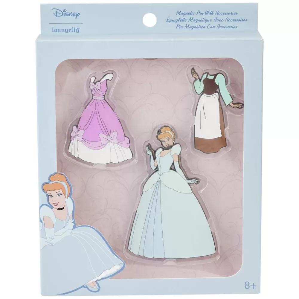 Disney Cinderella Paper Dolls Magnetic Pin Set Best