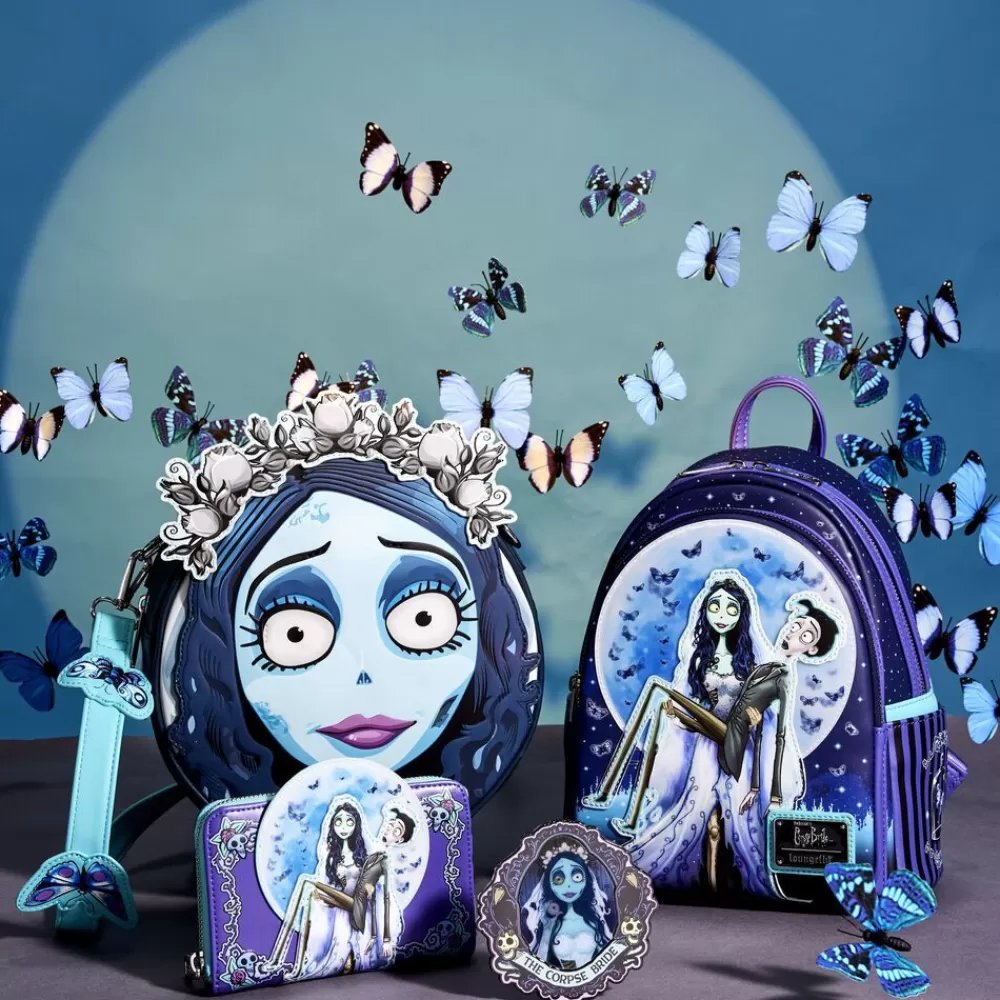 Corpse Bride Moon Zip Around Wallet New