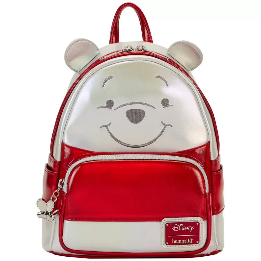 Disney 100 Limited Edition Exclusive Platinum Winnie The Pooh Cosplay Mini Backpack Cheap