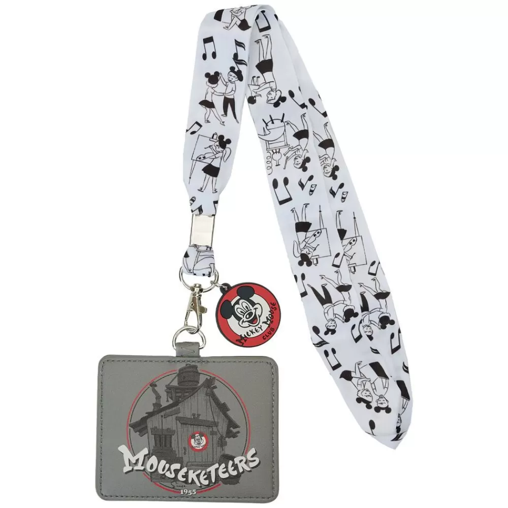 Disney 100 Mickey Mouse Club Lanyard With Card Holder Discount