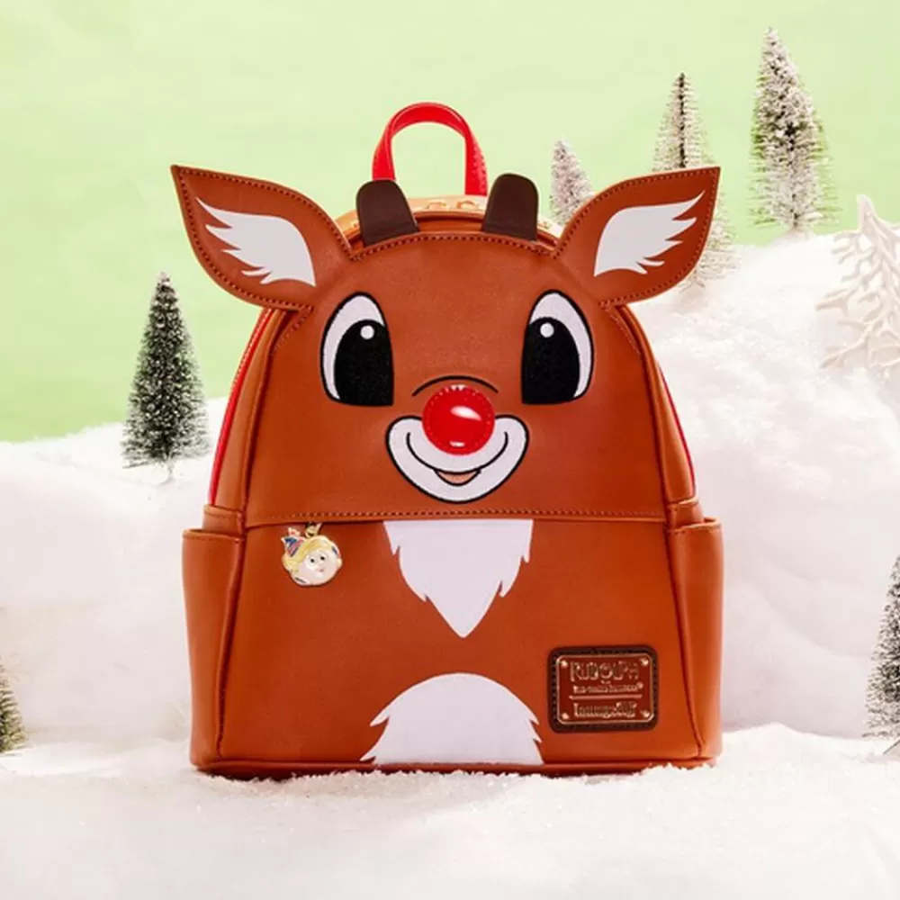 Rudolph the Red-Nosed Reindeer Exclusive - Light Up Cosplay Mini Backpack Sale