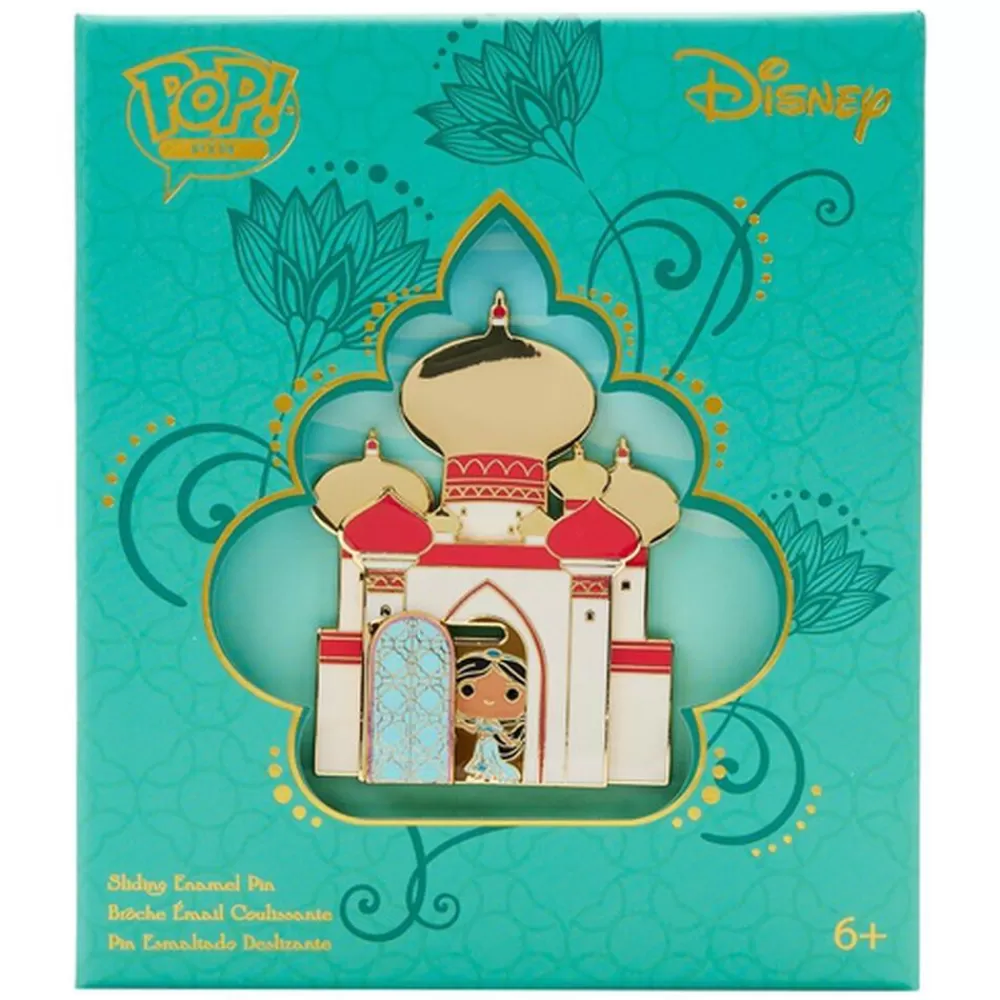 Disney Funko Pop! By Loungefly Princess Jasmine Palace Sliding Pin Fashion