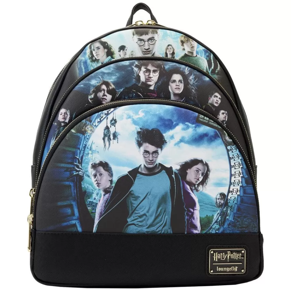 Harry Potter Movie Posters Triple Pocket Mini Backpack Cheap