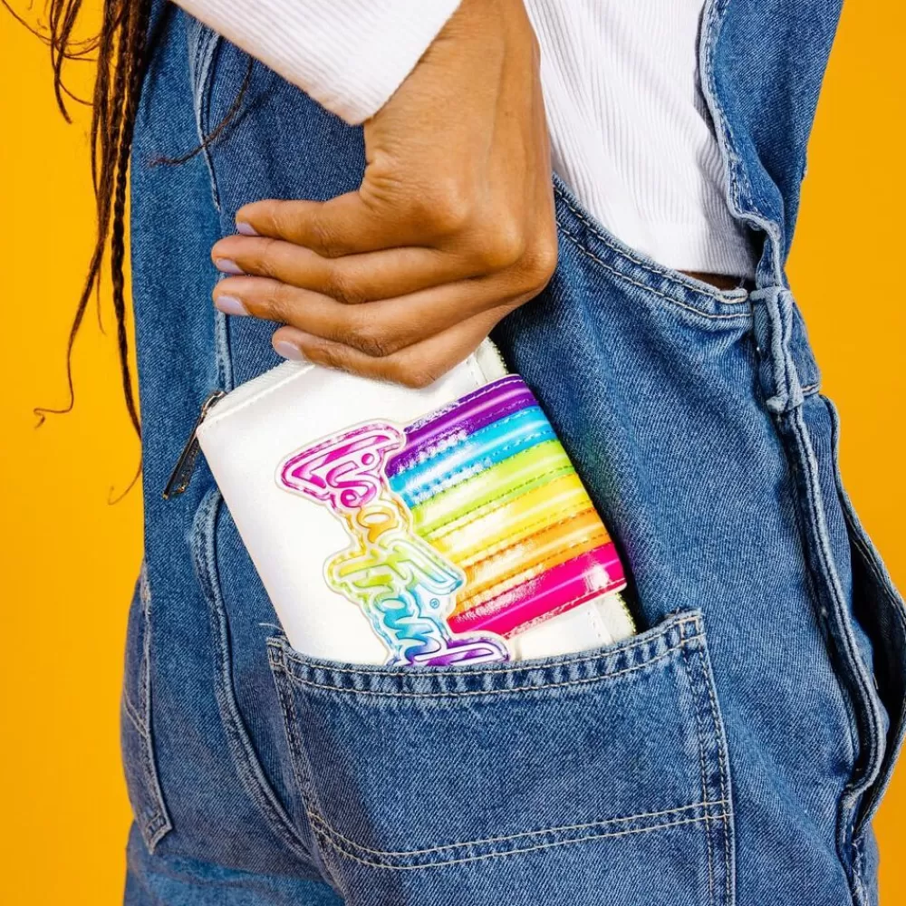 Lisa Frank Rainbow Logo Zip Around Wallet Best