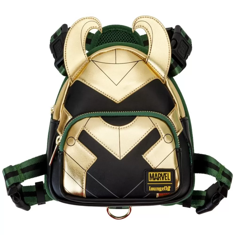 Marvel Loki Cosplay Mini Backpack Dog Harness New