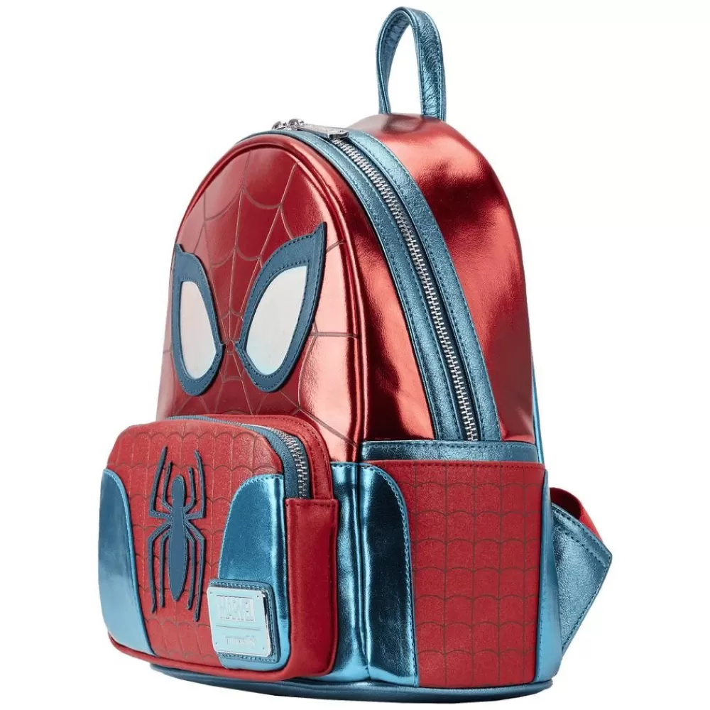 Marvel Metallic Spider-Man Cosplay Mini Backpack Fashion