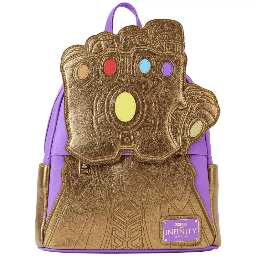 Marvel Metallic Thanos Gauntlet Mini Backpack Best