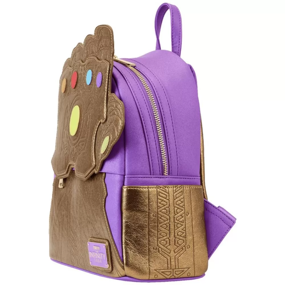 Marvel Metallic Thanos Gauntlet Mini Backpack Best