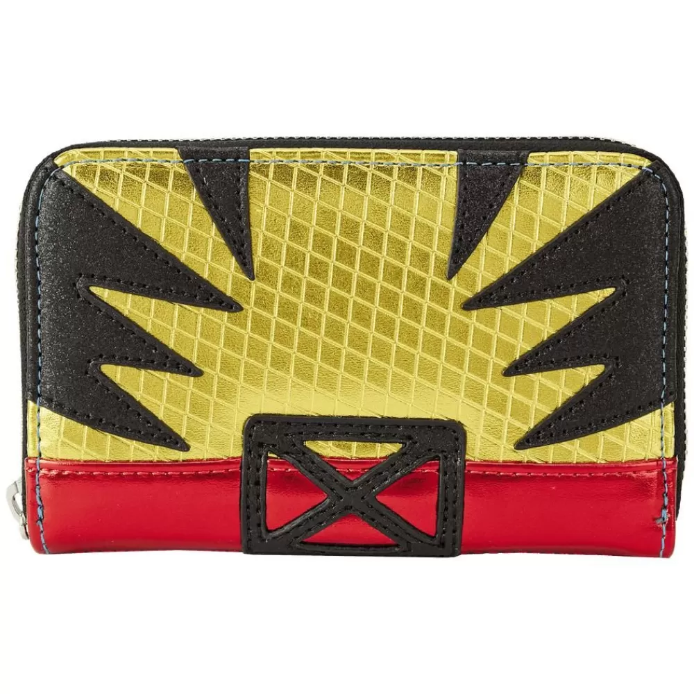 Marvel Metallic X-Men Wolverine Cosplay Zip Around Wallet New