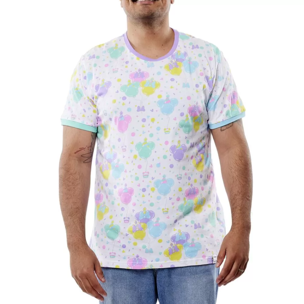 Disney Mickey & Friends Birthday Celebration Unisex Ringer Tee Flash Sale