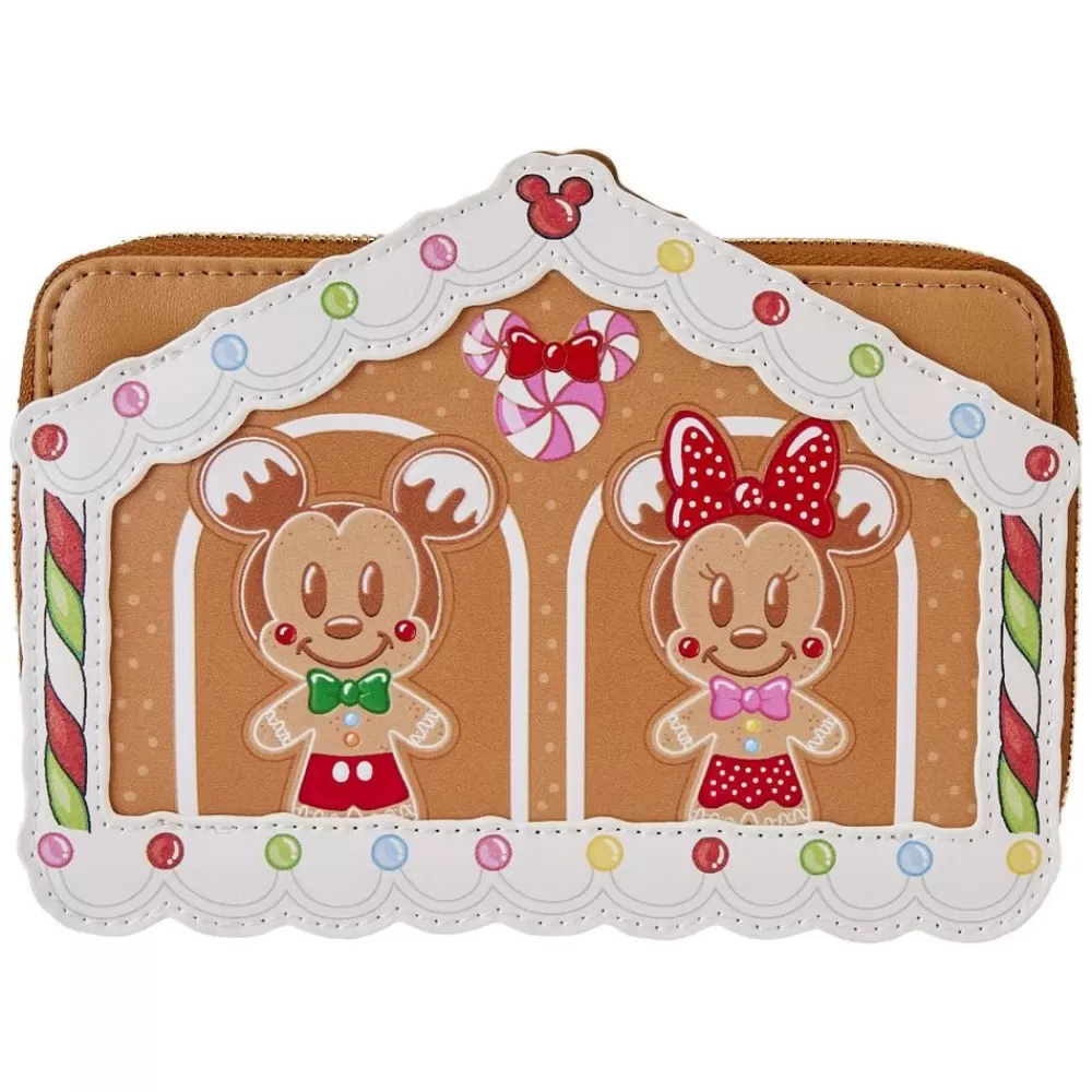 Disney Mickey & Friends Gingerbread House Zip Around Wallet Online