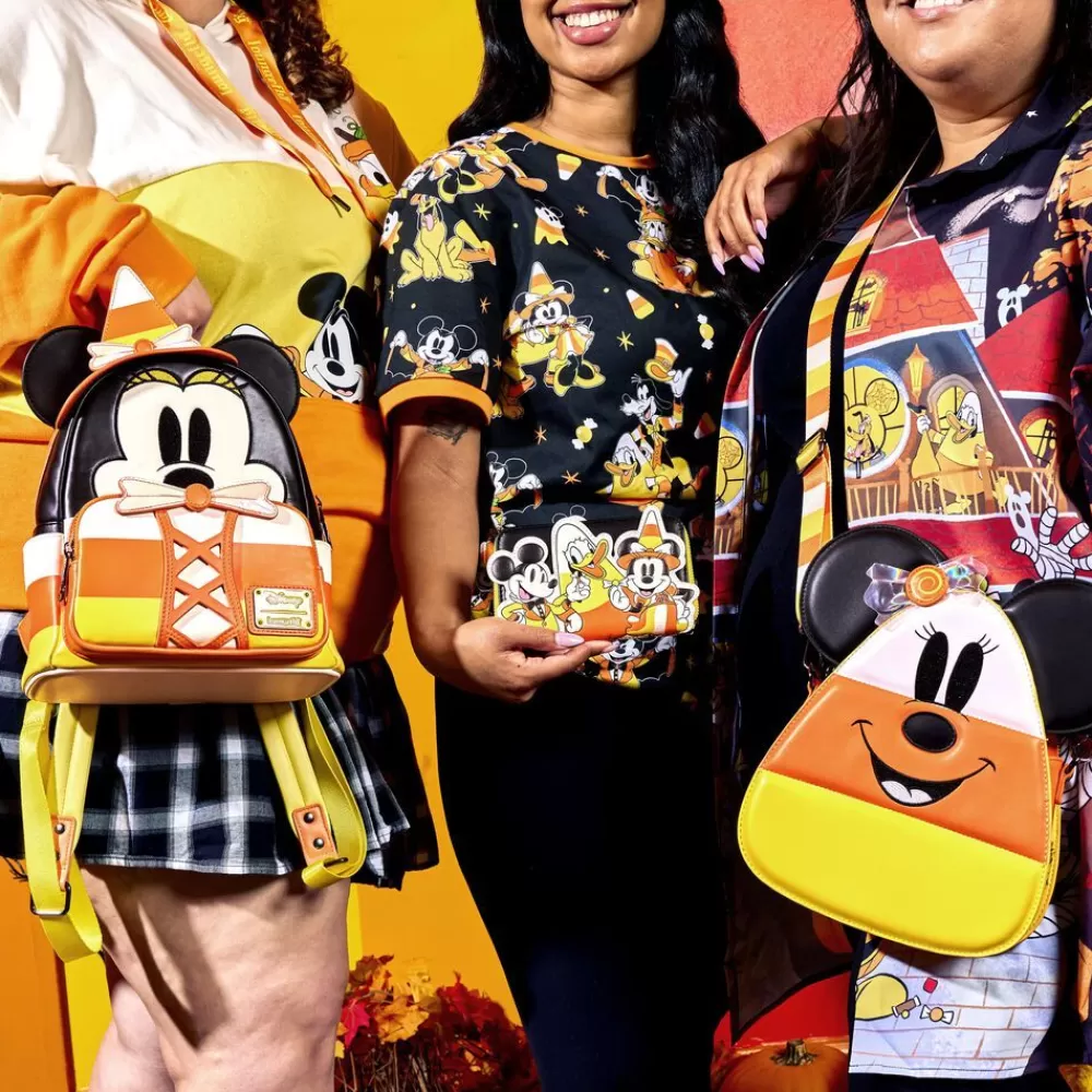 Disney Mickey And Minnie Mouse Candy Corn Crossbody Bag Hot