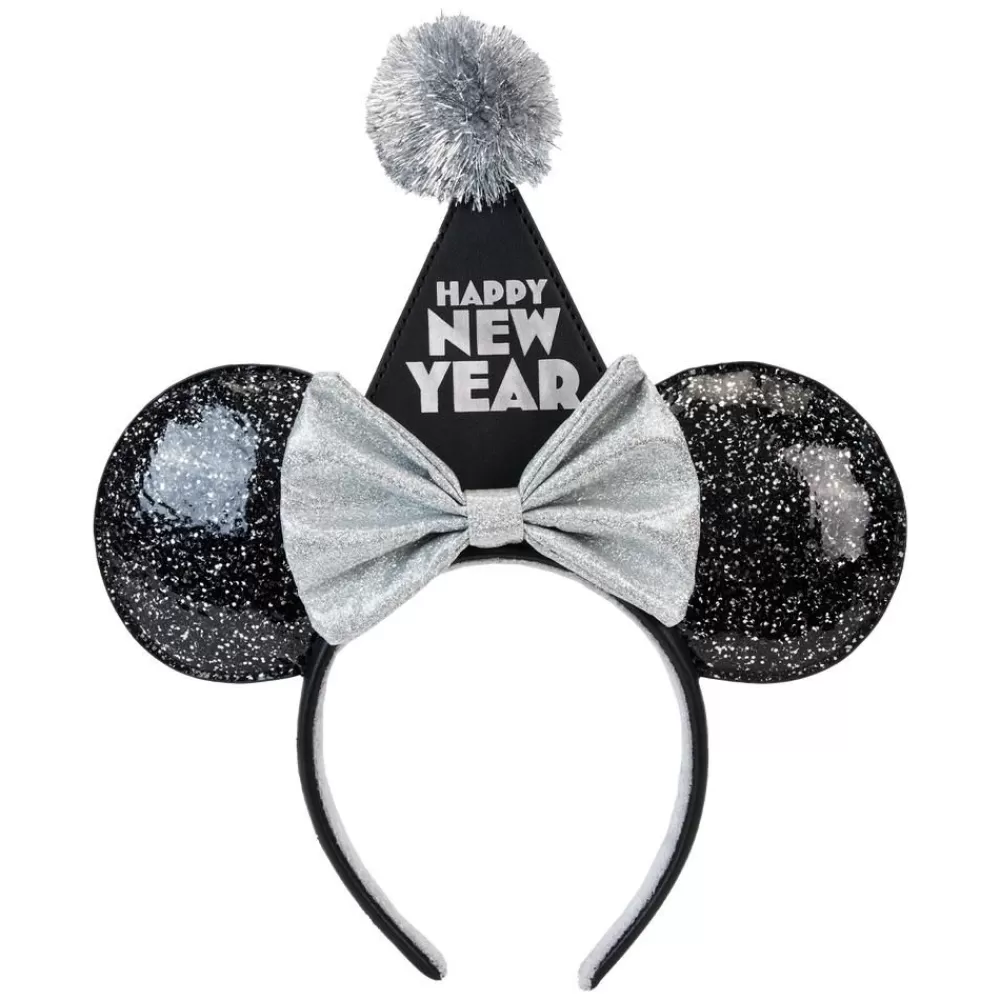 Disney Minnie Mouse Exclusive Happy New Year Glitter Ear Headband Clearance