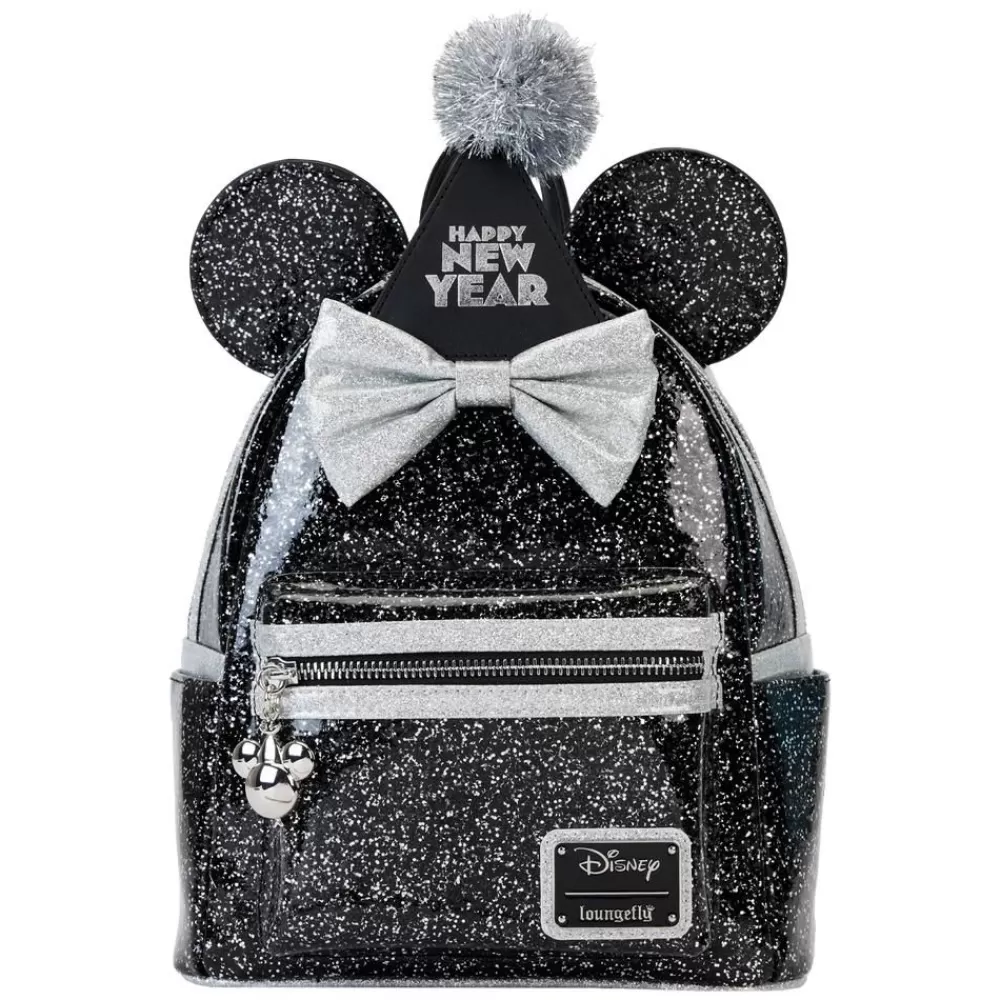 Disney Minnie Mouse Exclusive Happy New Year Glitter Mini Backpack Hot