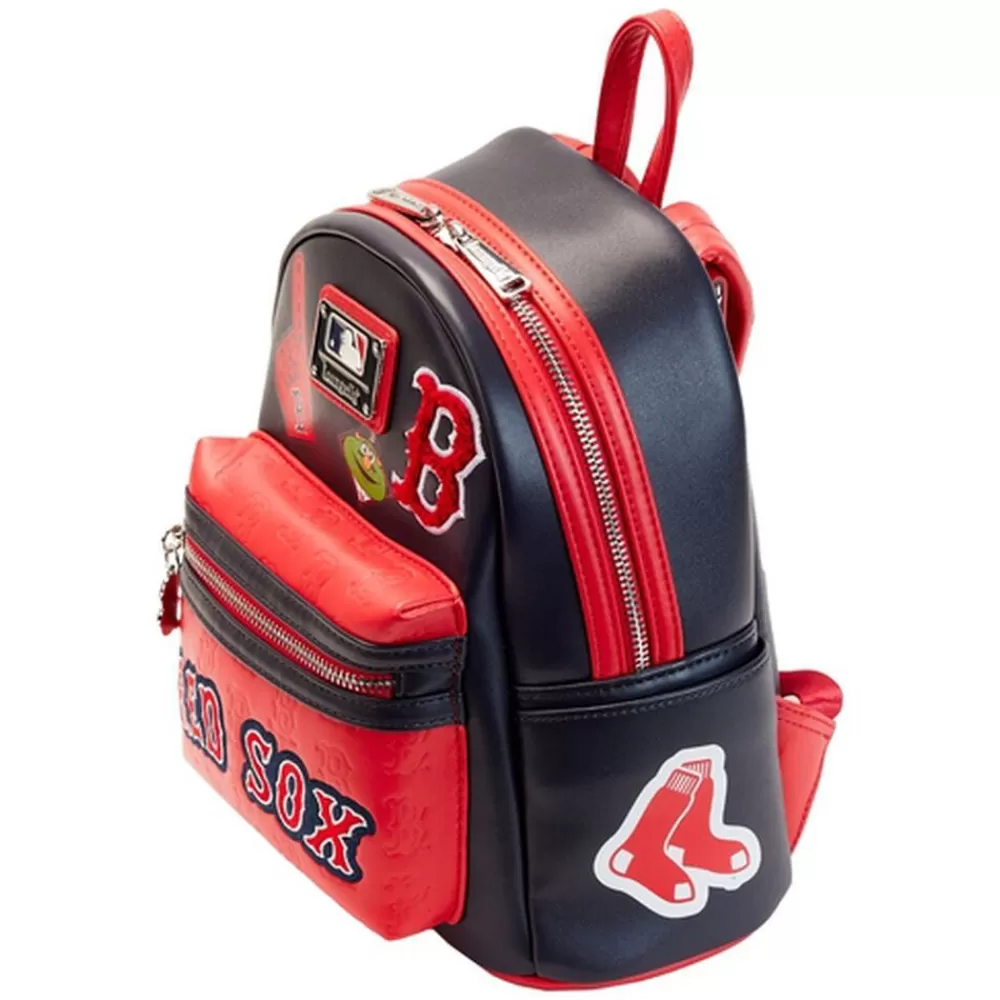 MLB Boston Red Sox Patches Mini Backpack New