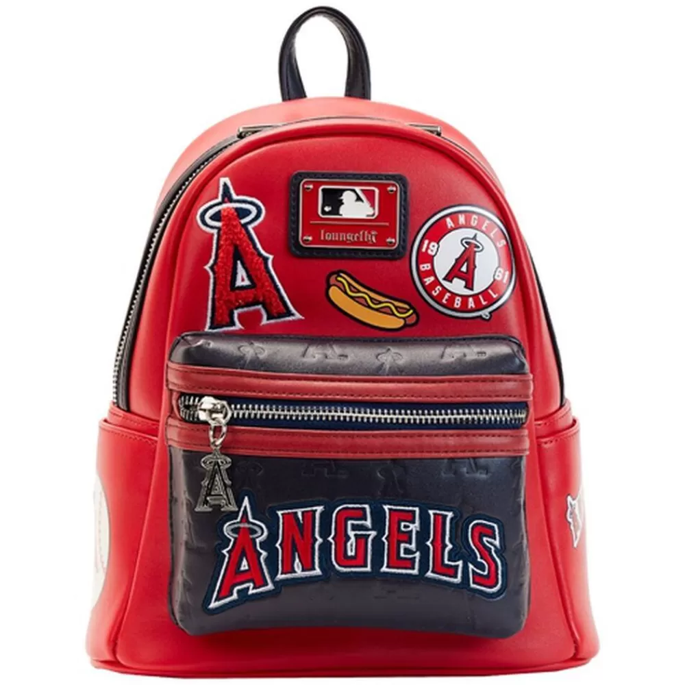 MLB La Angels Patches Mini Backpack Clearance