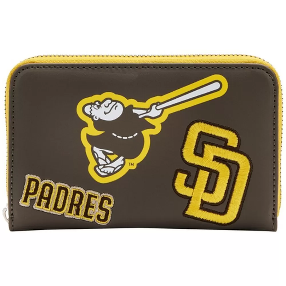 MLB Sd Padres Patches Zip Around Wallet Sale