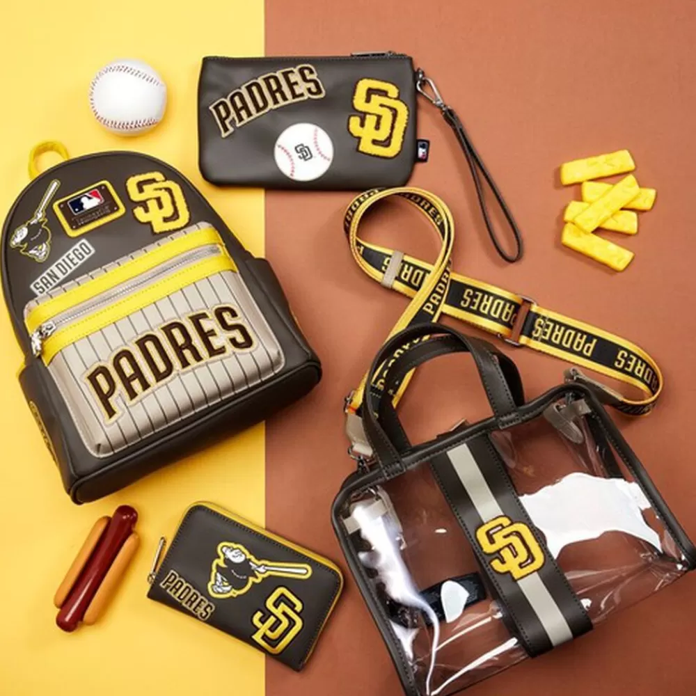 MLB Sd Padres Patches Zip Around Wallet Sale