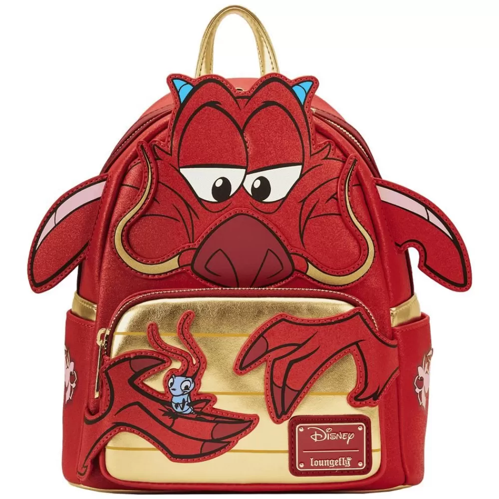 Disney Mulan 25Th Anniversary Mushu Glitter Cosplay Mini Backpack Discount