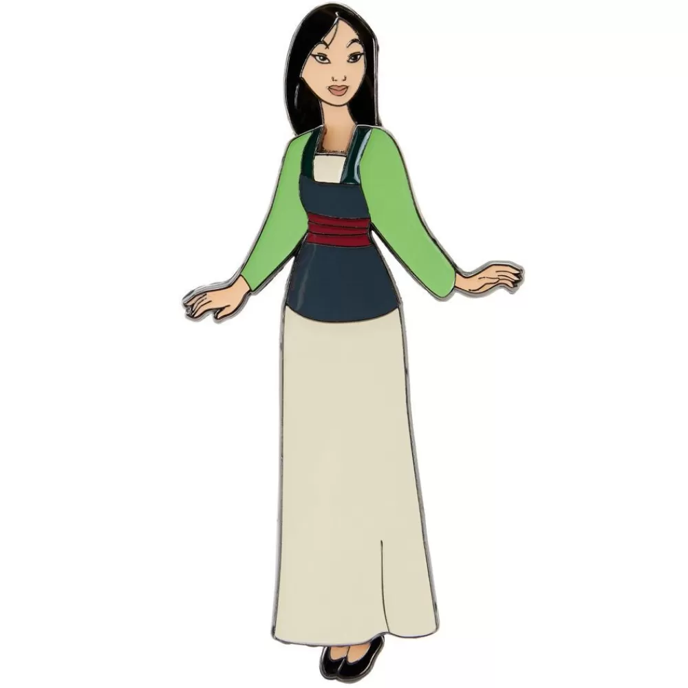 Disney Mulan Paper Doll Magnetic Pin Set Clearance