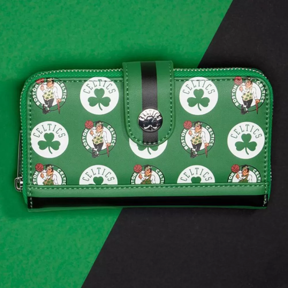 NBA Boston Celtics Logo Zip Around Wallet Cheap