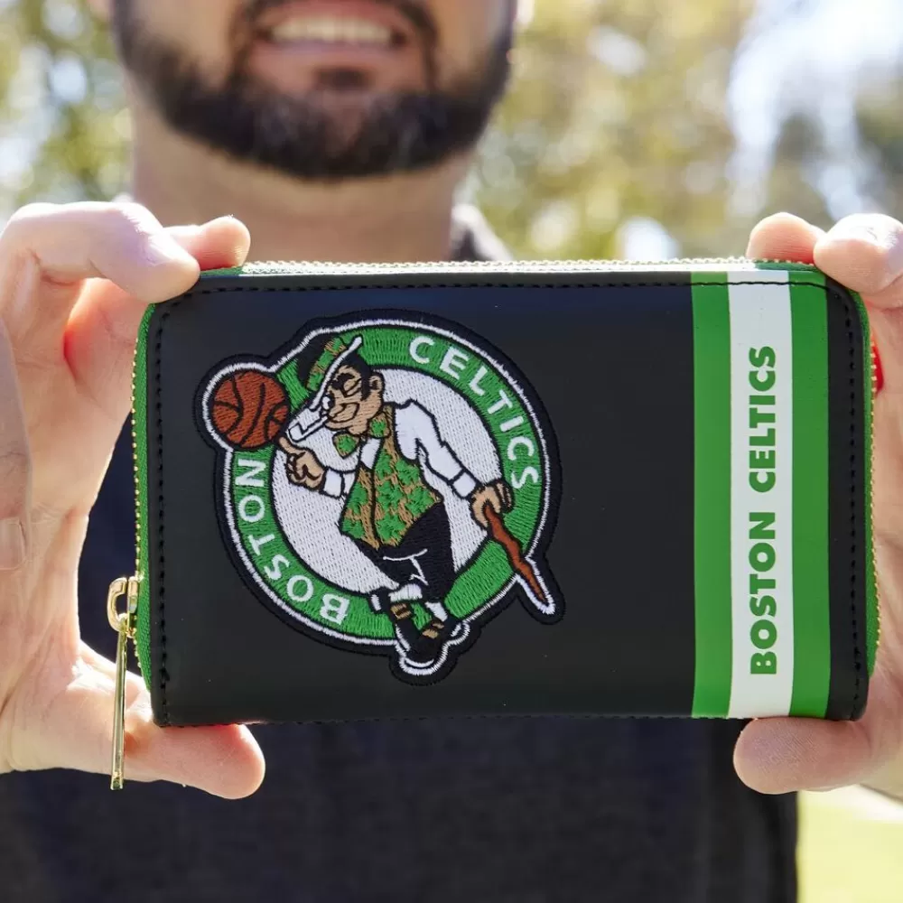 NBA Boston Celtics Patch Icons Zip Around Wallet Best