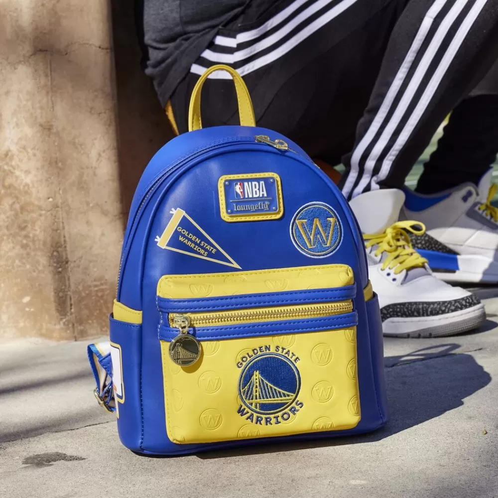 NBA Golden State Warriors Patch Icons Mini Backpack Cheap