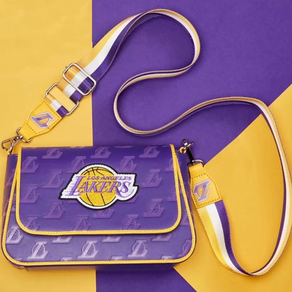 NBA Los Angeles Lakers Logo Crossbody Bag Hot