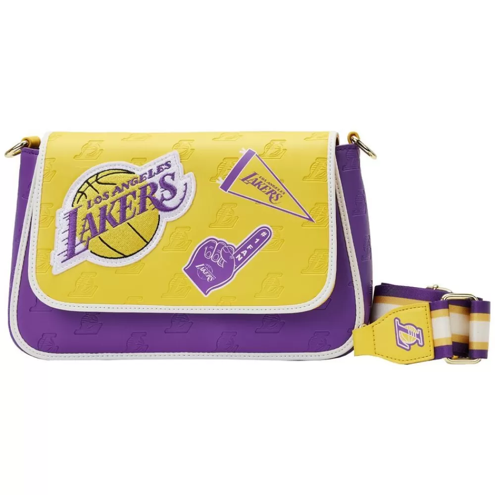 NBA Los Angeles Lakers Patch Icons Crossbody Bag Outlet