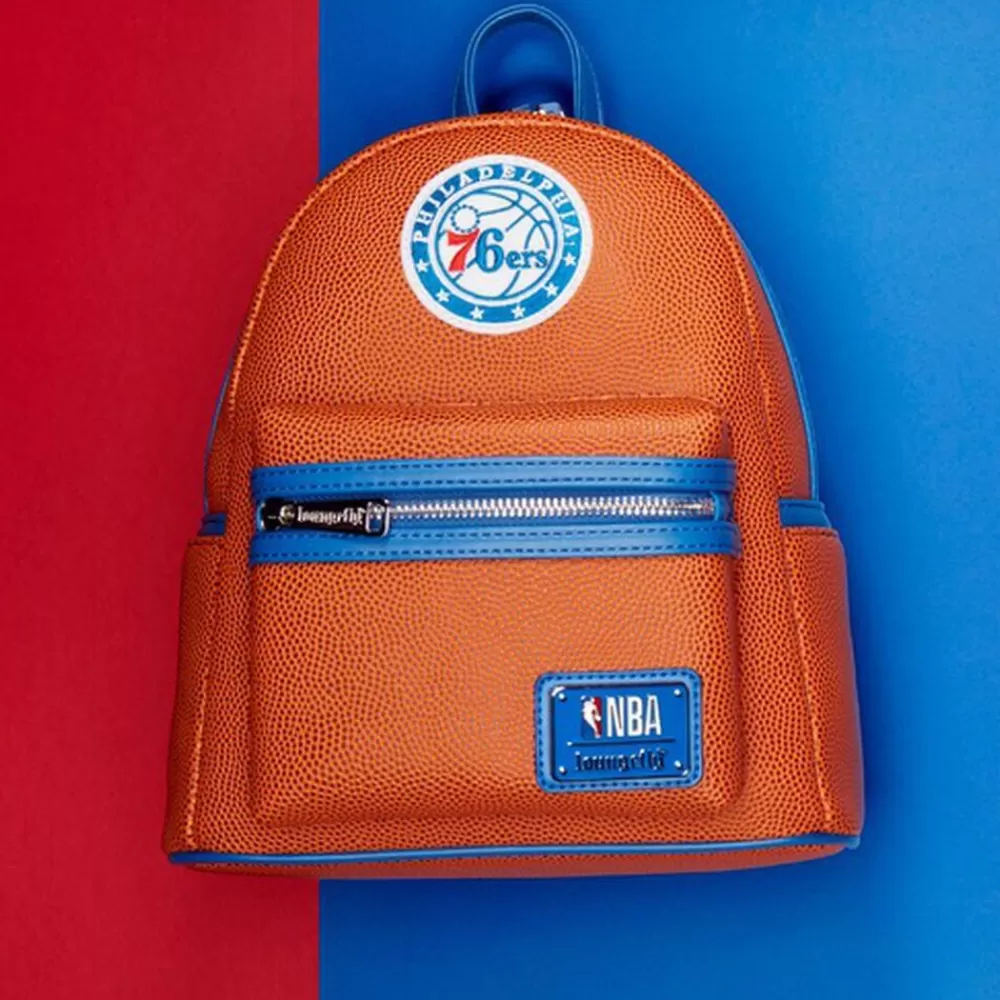 NBA Philadelphia 76Ers Basketball Logo Mini Backpack Cheap