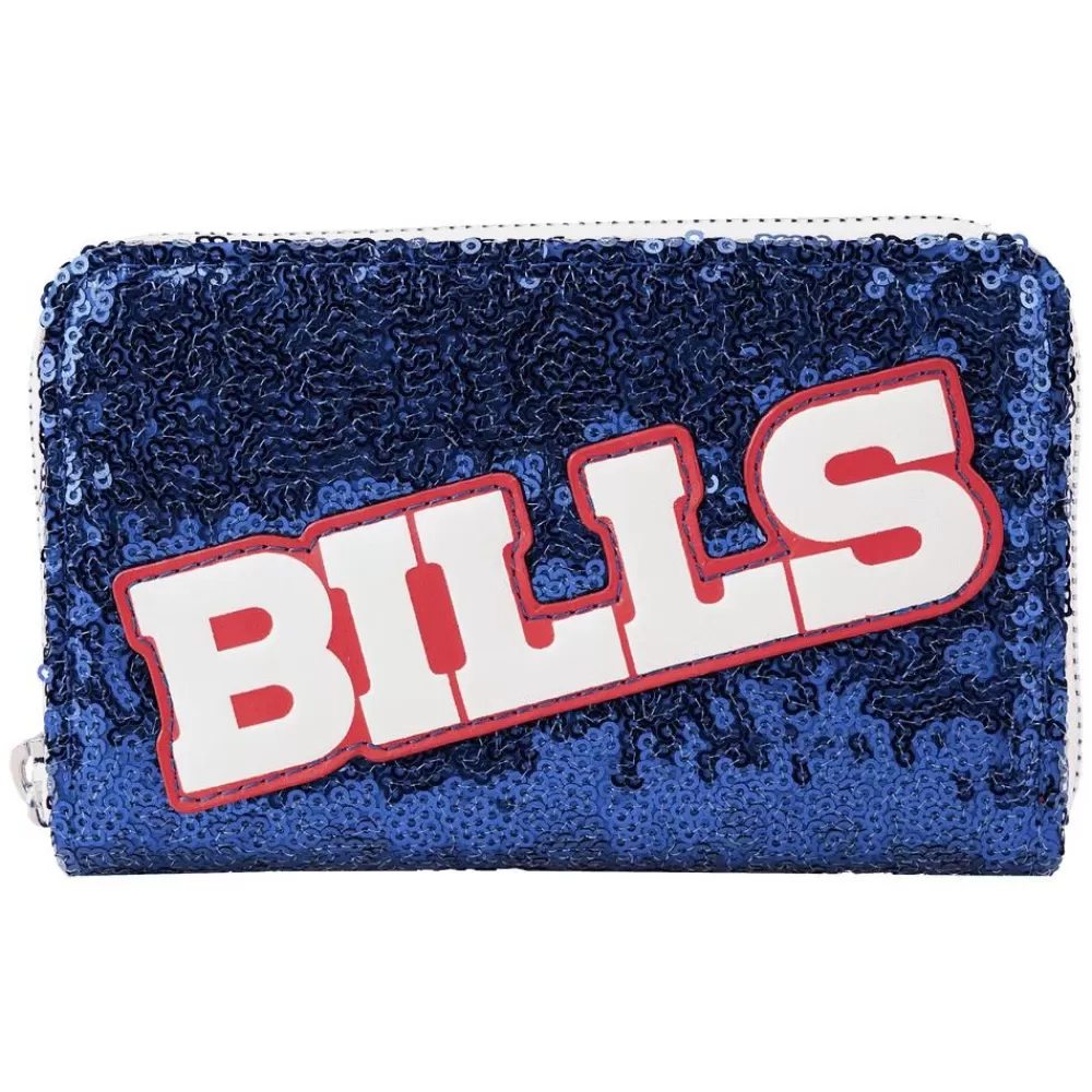 NFL Buffalo Bills Sequin Zip Around Wallet Best