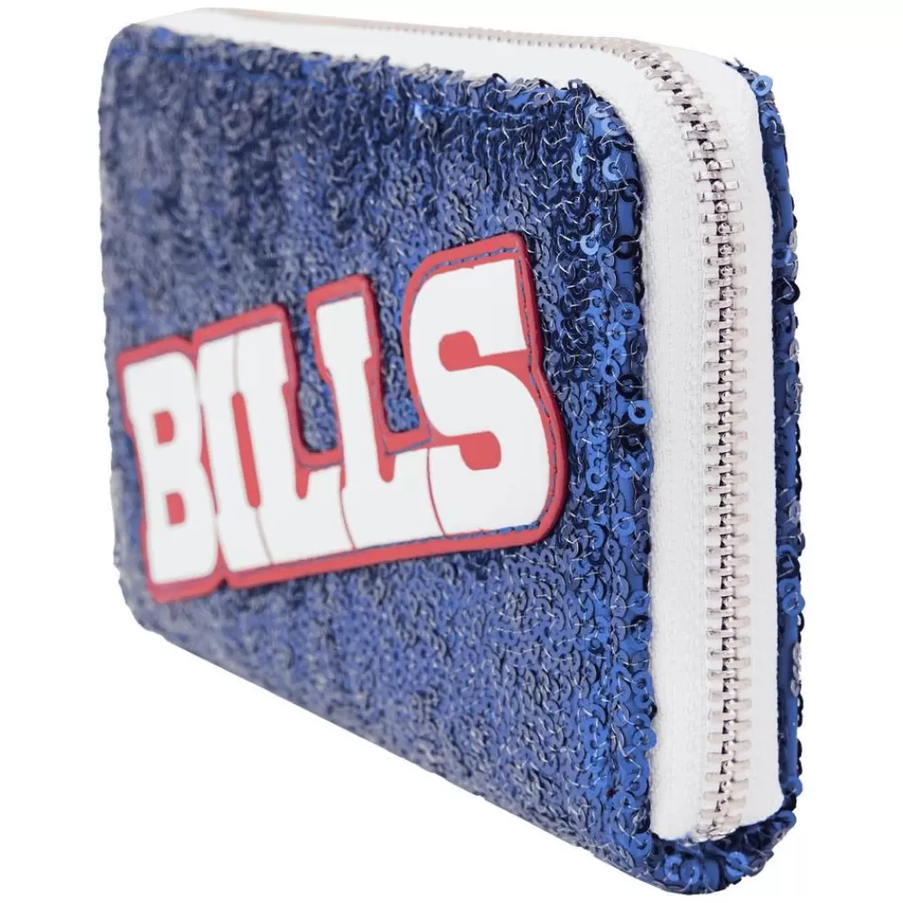 NFL Buffalo Bills Sequin Zip Around Wallet Best