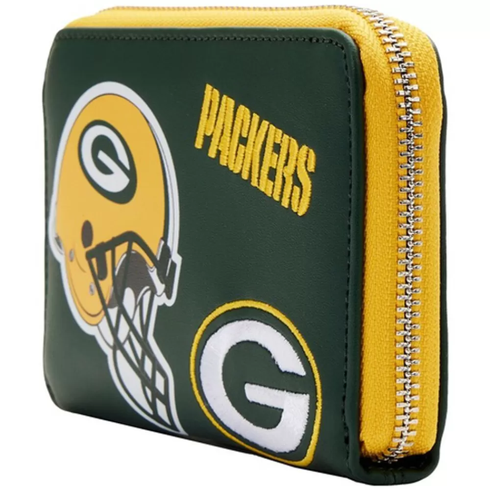 NFL Green Bay Packers Patches Zip Around Wallet Cheap