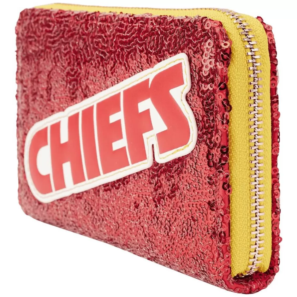 NFL Kansas City Chiefs Sequin Zip Around Wallet Best