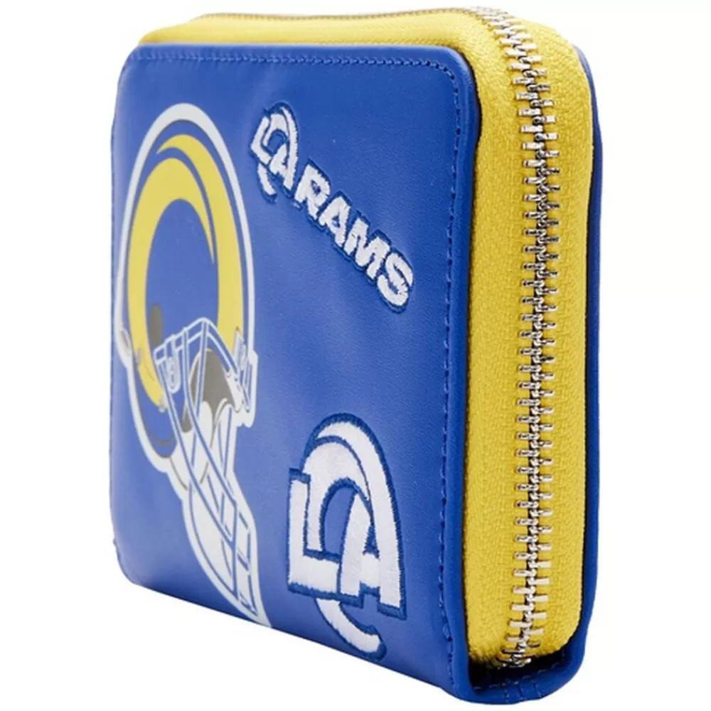 NFL Los Angeles Rams Patches Zip Around Wallet Best