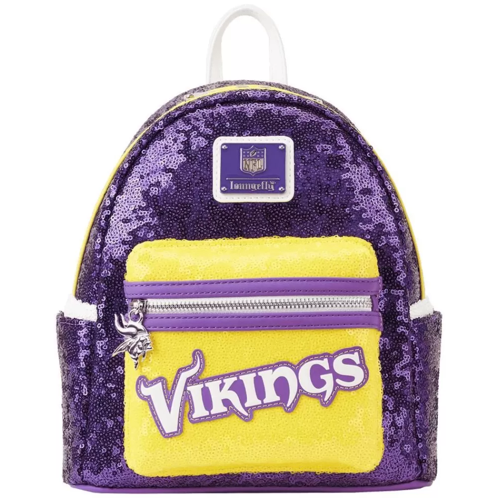 NFL Minnesota Vikings Sequin Mini Backpack Hot