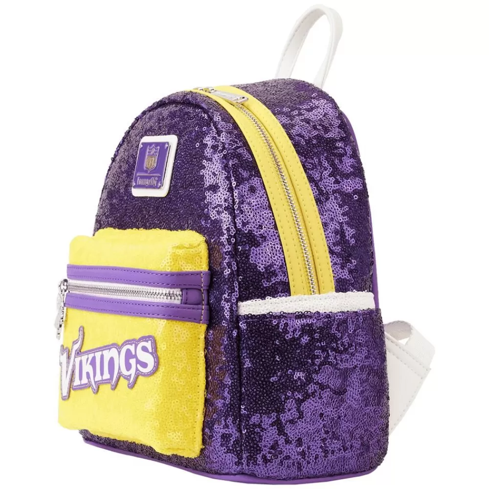 NFL Minnesota Vikings Sequin Mini Backpack Hot