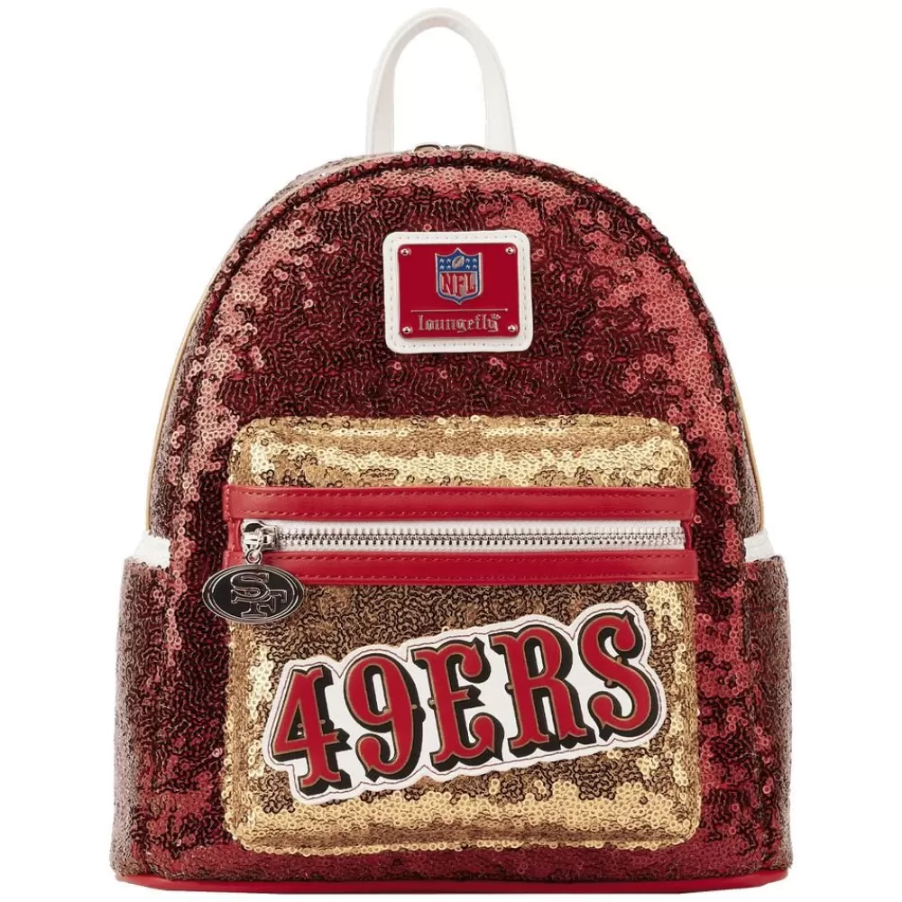 NFL San Francisco 49Ers Sequin Mini Backpack Clearance